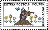 Příležitostná známka z Dětského poštovního koutku